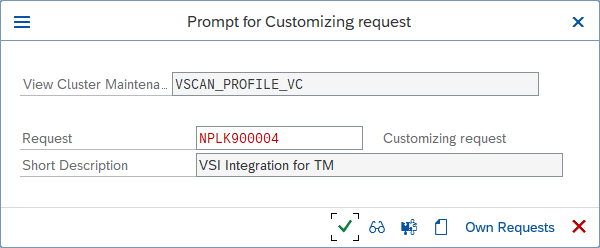 SAP VSCANの保存